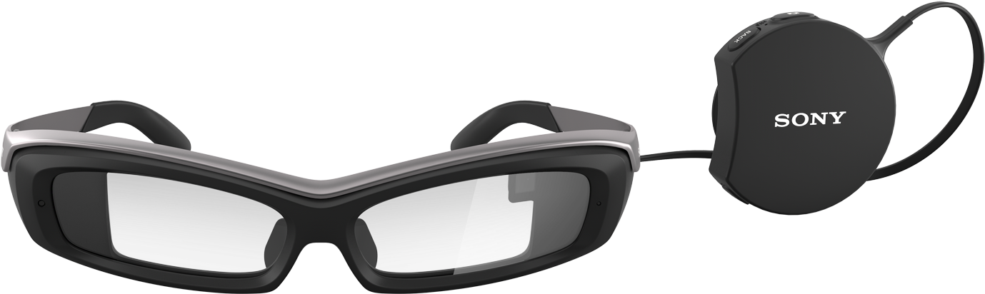 Sonysmarteyeglass 1 - Sony Smarteyeglass (1378x535), Png Download