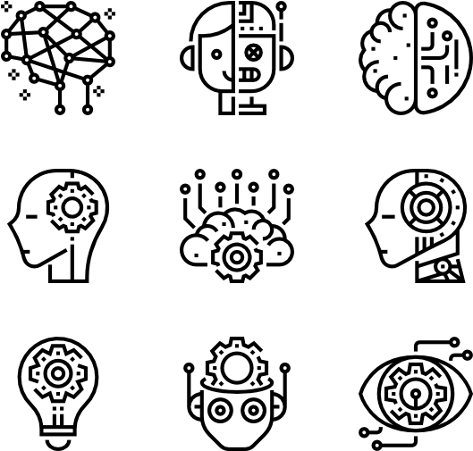 Artificial Intelligence - Family Icon Outline Png (600x564), Png Download