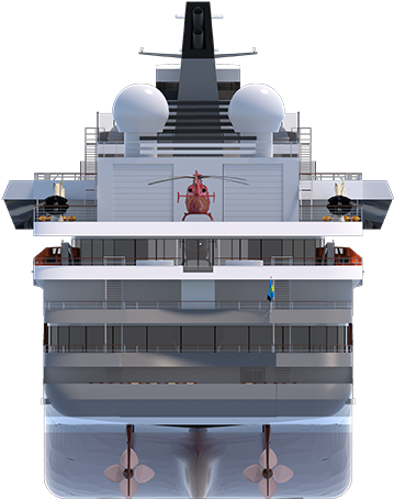 Expedition Cruise Vessel For - Front Of Ship Png (1300x575), Png Download