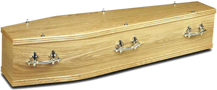 Veneered Oak - Coffins Png (940x408), Png Download