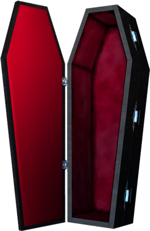 Halloween Clipart, Halloween Images, Halloween Witches, - Vampire Coffin (398x600), Png Download