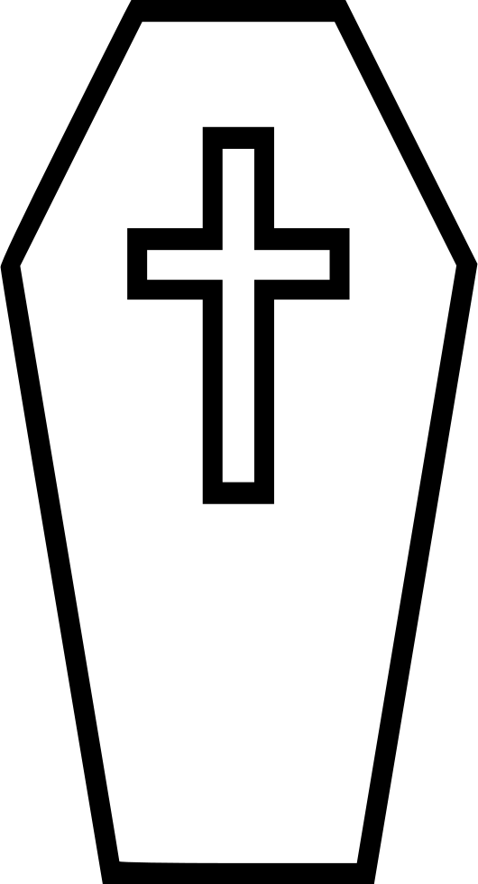 Coffin Comments - Coffin Png (530x980), Png Download