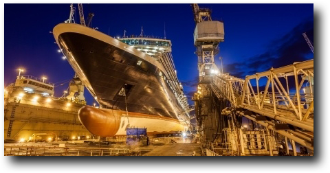 Aaaa Cruise Lines - Fotoprint: Shipyard, Bahamas By Sorincolac, 61x41cm. (480x252), Png Download