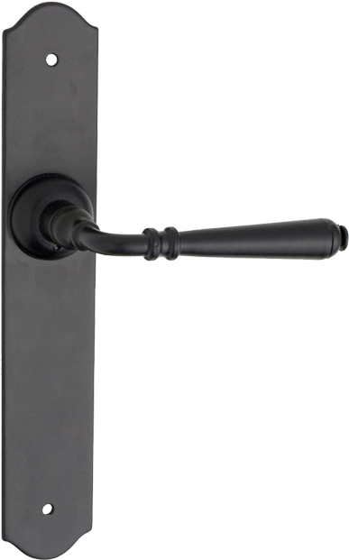 Express Yourself With The Iron Lever Range Which Offers - 1843p Marseilles Lever Privacy Matt Black 240x40mm (540x740), Png Download