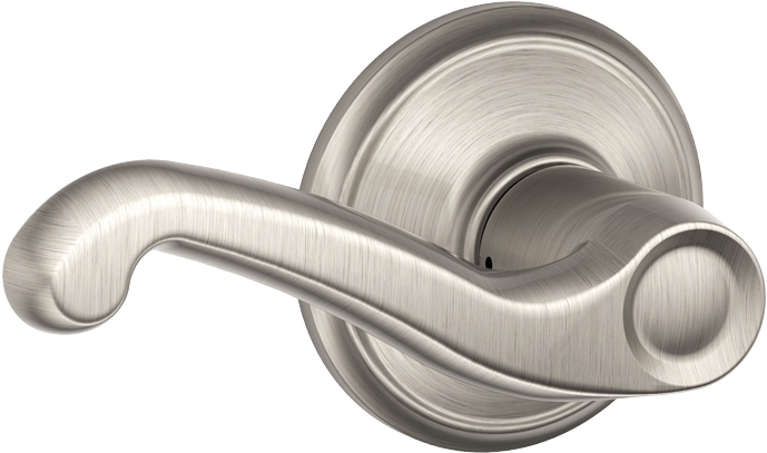 1507236679447 - Schlage F10 Fla 619 Flair Door Lever (1000x1000), Png Download