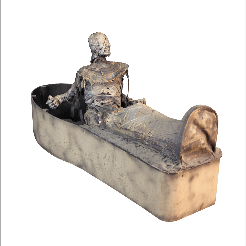 Zombie Breaking Out Of Coffin (1002x1001), Png Download