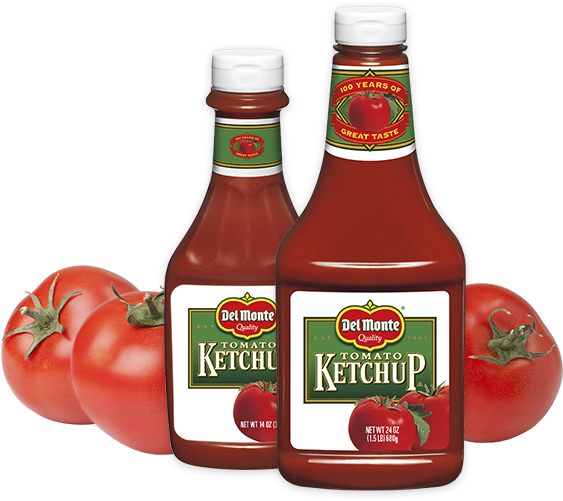 14oz, 24oz, 36oz, 64oz - Del Monte Ketchup 24 Oz (1050x500), Png Download