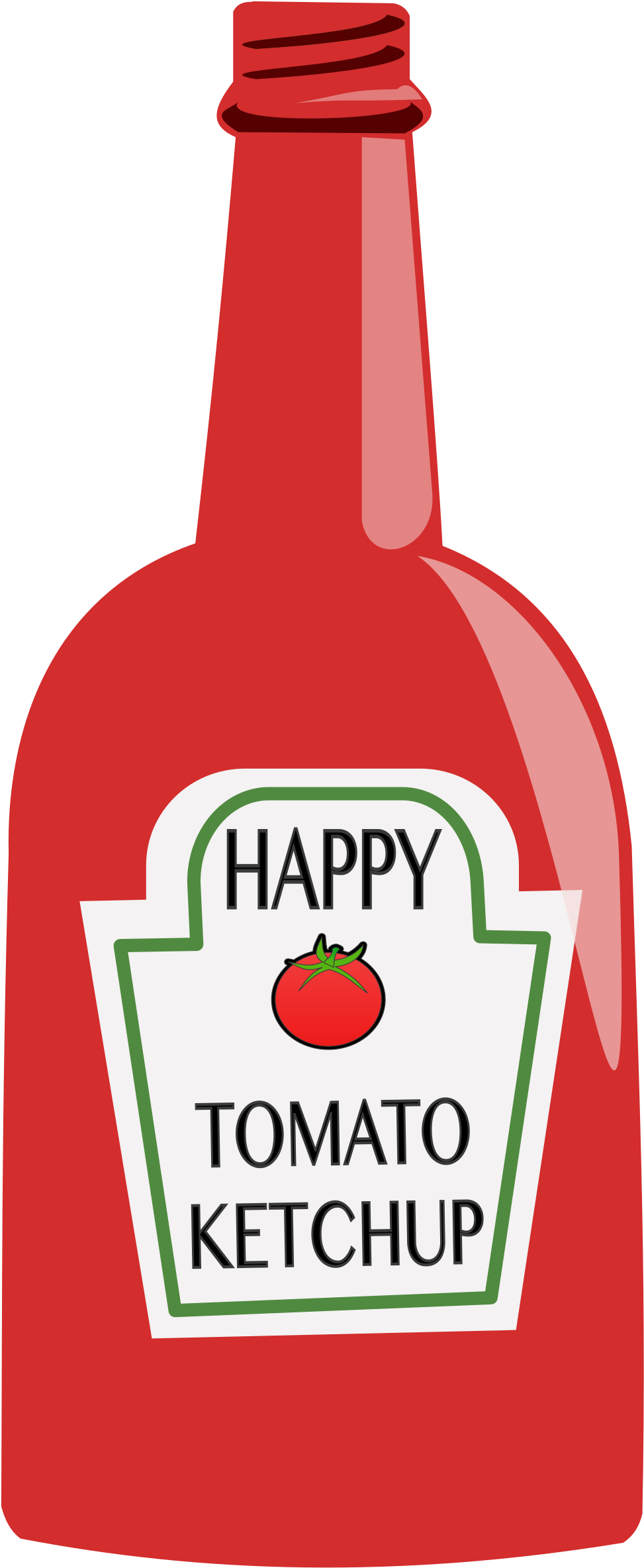 Clip Art Download Ketchup Clipart Png - Ketchup Clipart (1010x2400), Png Download