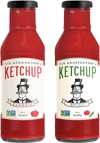 Sk Ecom Glassketchupduo - Sir Kensington's - All Natural Ketchup Classic - 14 (555x555), Png Download