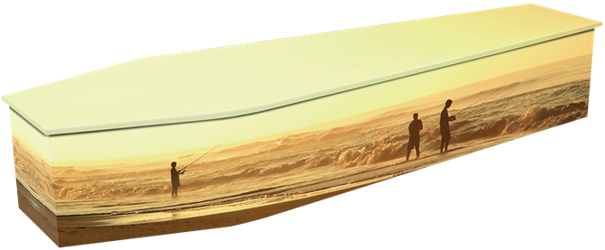 Expression Beach Fishing - Coffin (750x365), Png Download