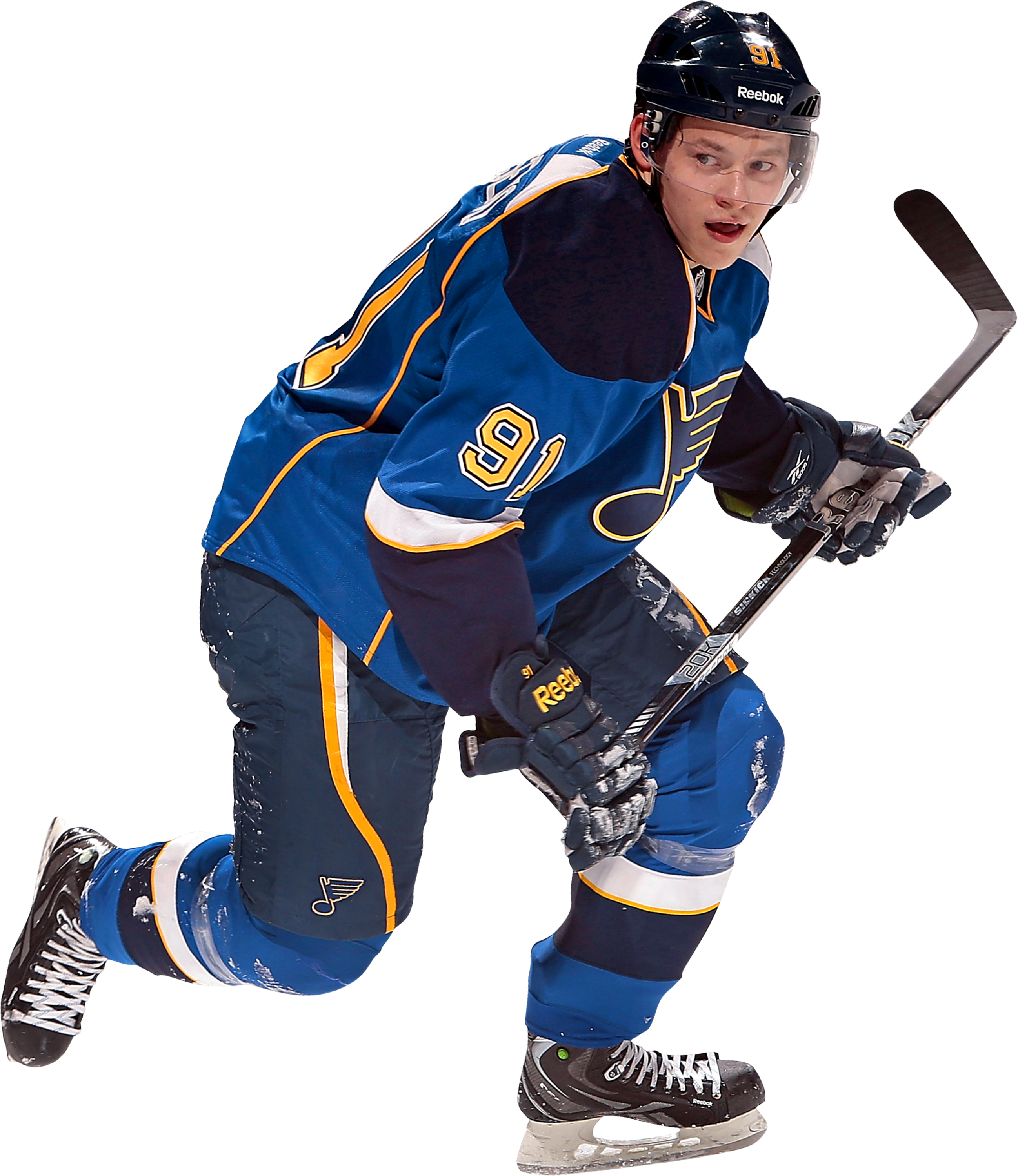 Download - Print: St Louis Blues - Vladimir Tarasenko (2596x3000), Png Download