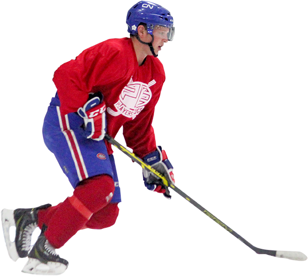 Hockey Player Who - Ice Hockey (602x541), Png Download