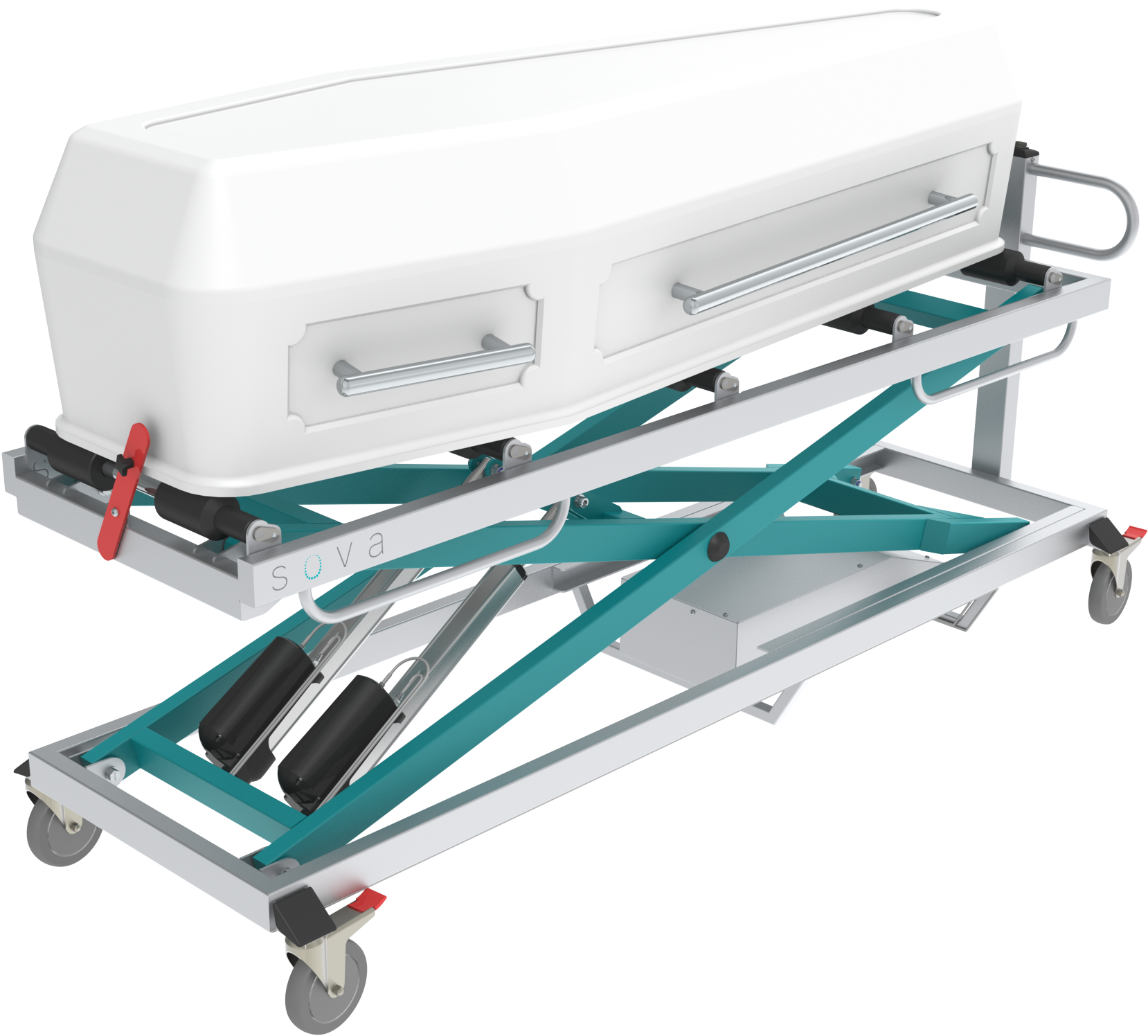 4h801 Coffin - Stretcher (2349x1907), Png Download