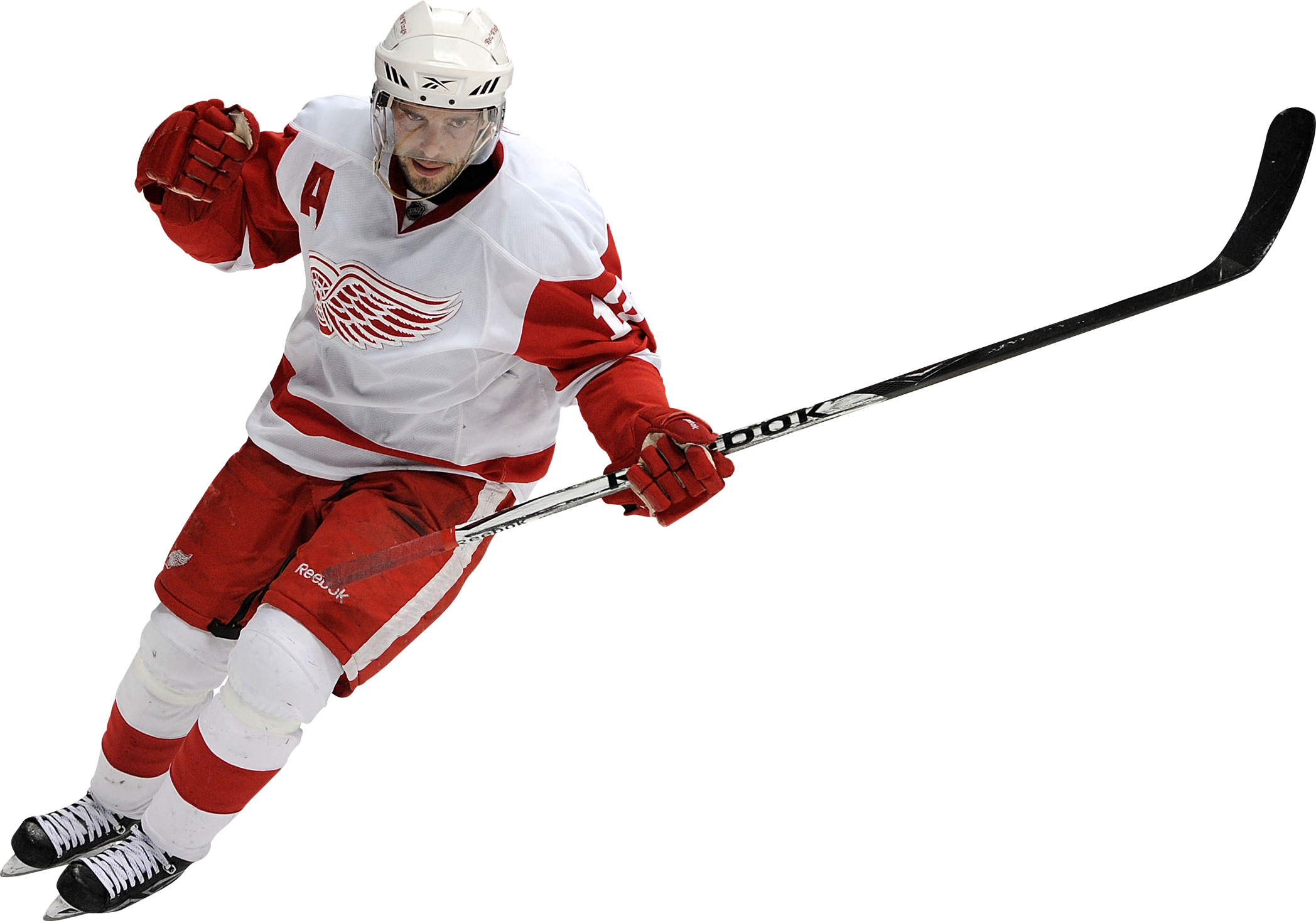 Hockey Player Png Image - Hockey Player Psd (2096x1467), Png Download
