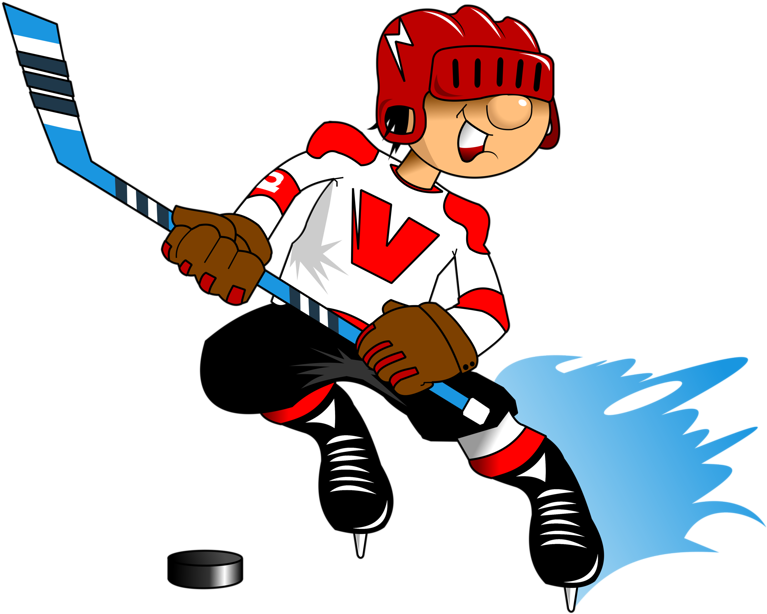 Hockey Player In White [преобразованный] - Ti-guy La Puck La Révolte Des Mascottes - Trade Paperback (800x614), Png Download