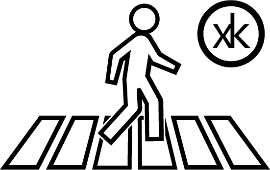 Crosswalk Logo Based On Crosswalk By Juan Pablo Bravo, - Pedestrian Crossing (551x348), Png Download