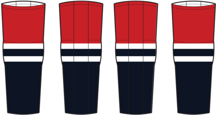 Intermediate Player Junior Mustangs Hockey Player Home - Flag (499x255), Png Download