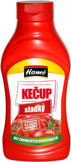 Sweet Ketchup Hamé Without Preservatives - Hamé Kečup Sladký Bez Konzervantů 900g (326x600), Png Download