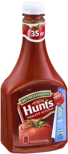Hunt's Tomato Ketchup 44.5 Oz (600x600), Png Download
