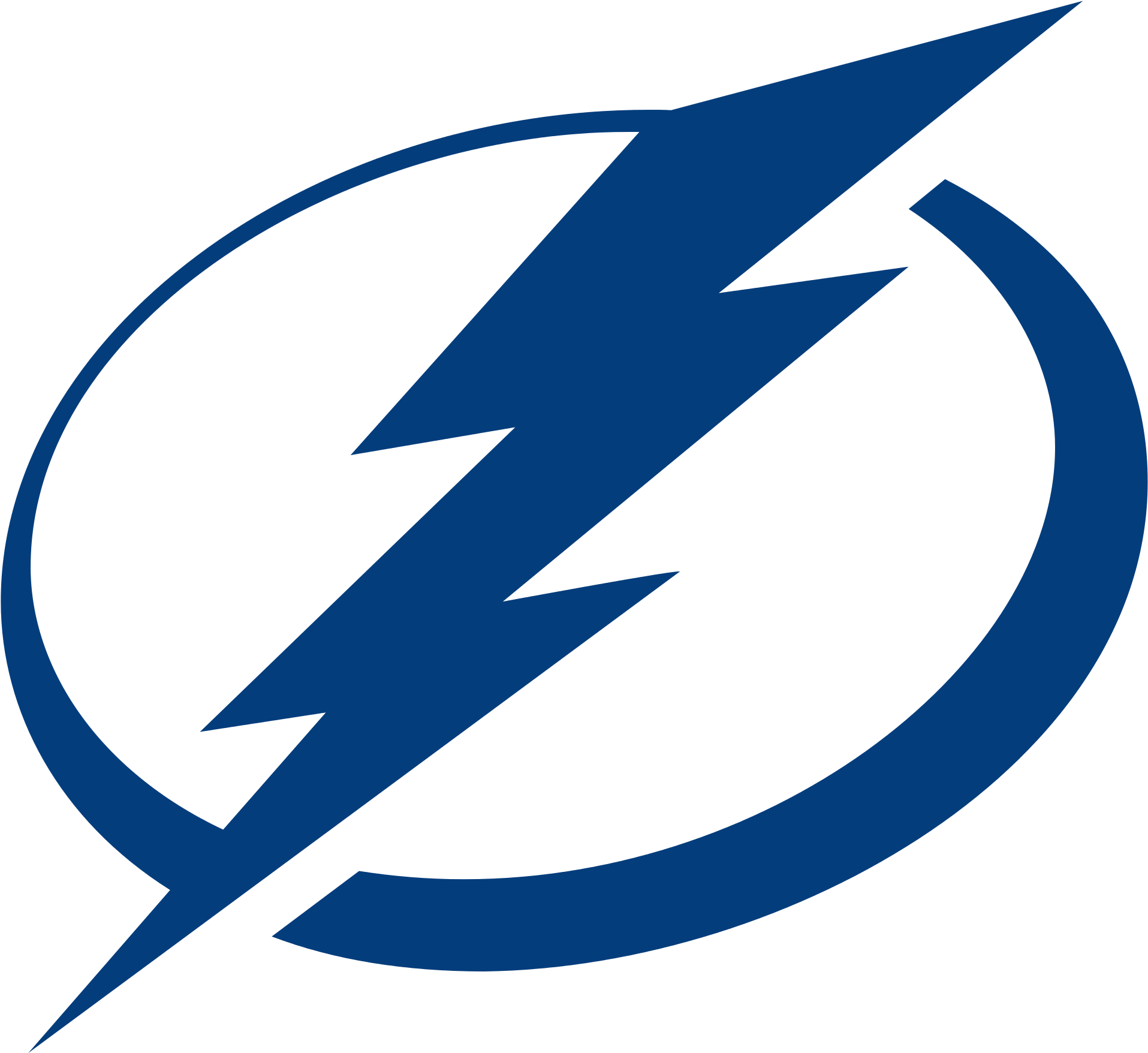 Open - Tampa Bay Lightning Logo Svg (2000x1875), Png Download