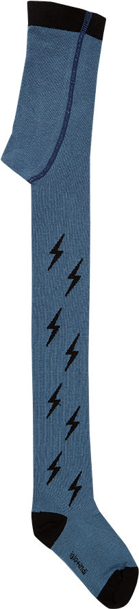 Blue Lightning Tights - Sock (972x972), Png Download