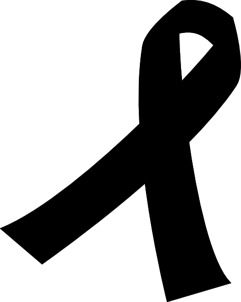 Moño Negro Luto Vector (474x594), Png Download