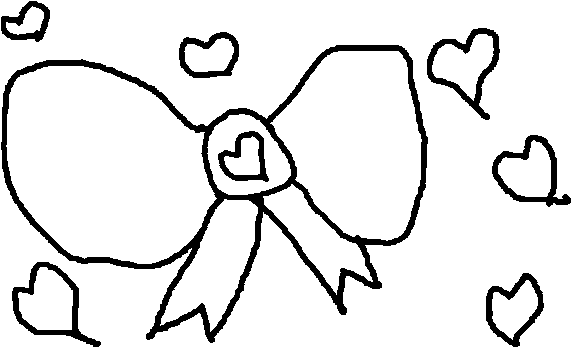 Dibujo De Lazo Para Colorear - Dibujos Para Pintar De Lazos (600x470), Png Download