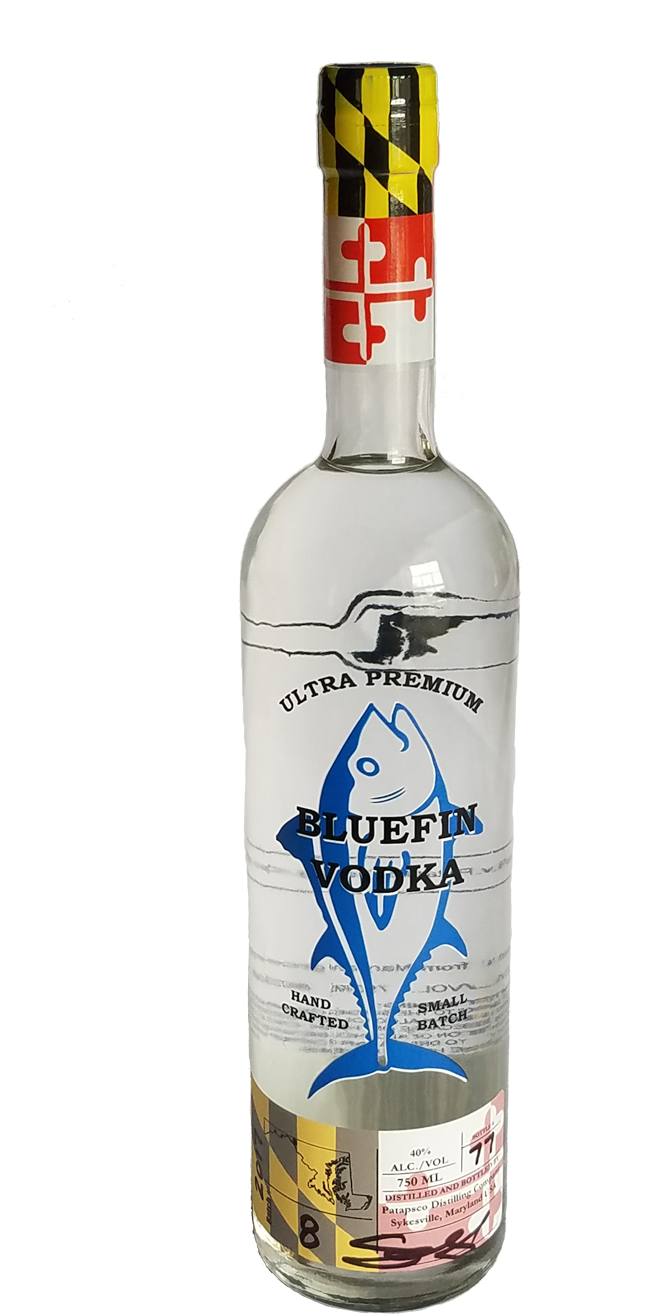 Blue Fin Vodka - Vodka (800x1356), Png Download