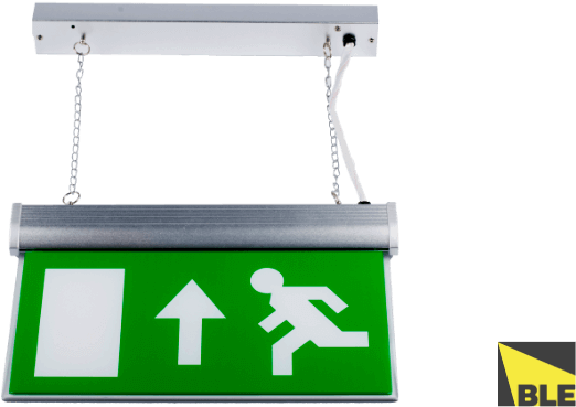 Led Hanging Emergency Exit Sign - Emergency Exit (700x394), Png Download