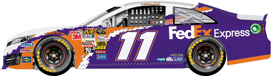 December 14, 2017 - Denny Hamlin 2017 Paint Scheme (922x520), Png Download