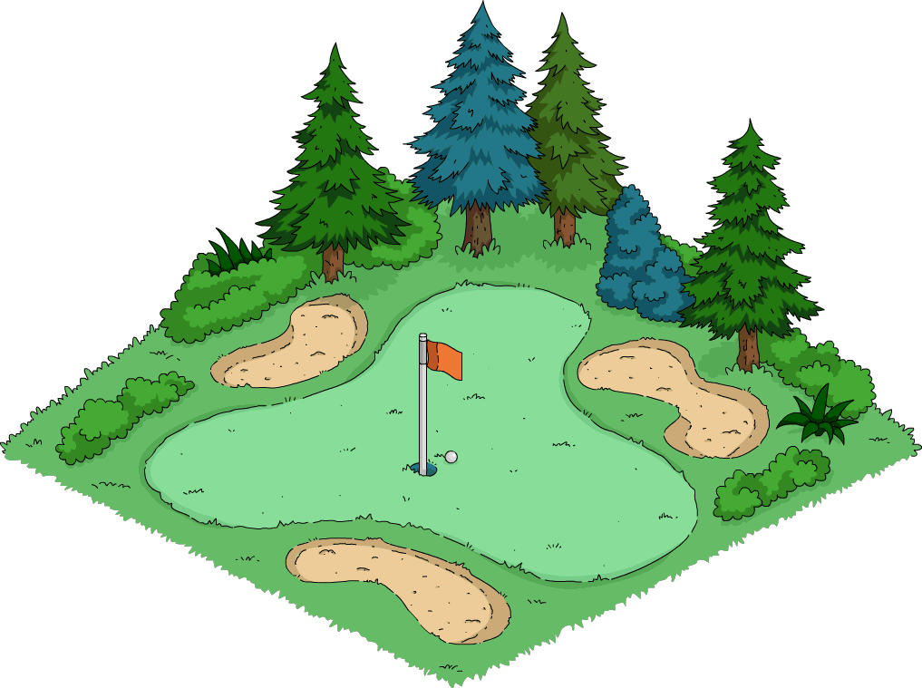 Golf Course - Portable Network Graphics (1017x759), Png Download