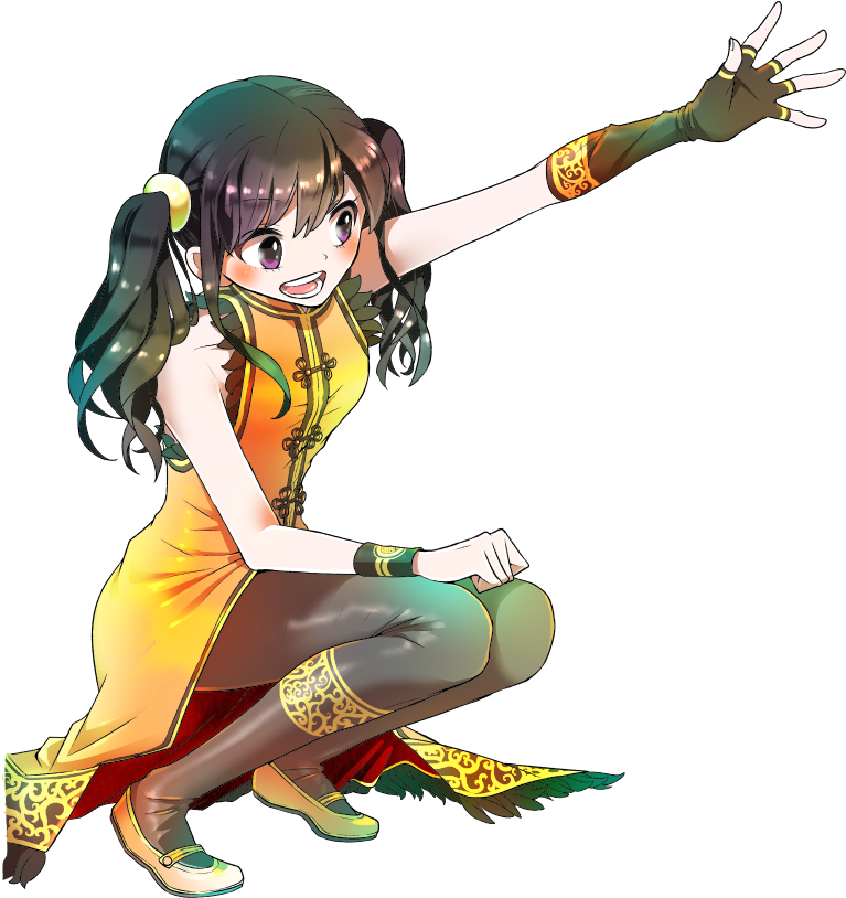 Ling Xiaoyu Drawn By Raion - Cartoon (800x999), Png Download