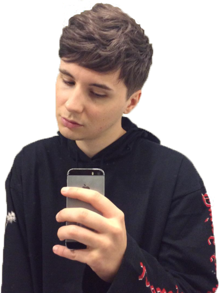 Transparent Dan Submitted By @smoldantrash Thank You - Vetements Hoodie Total Fucking Darkness (601x598), Png Download