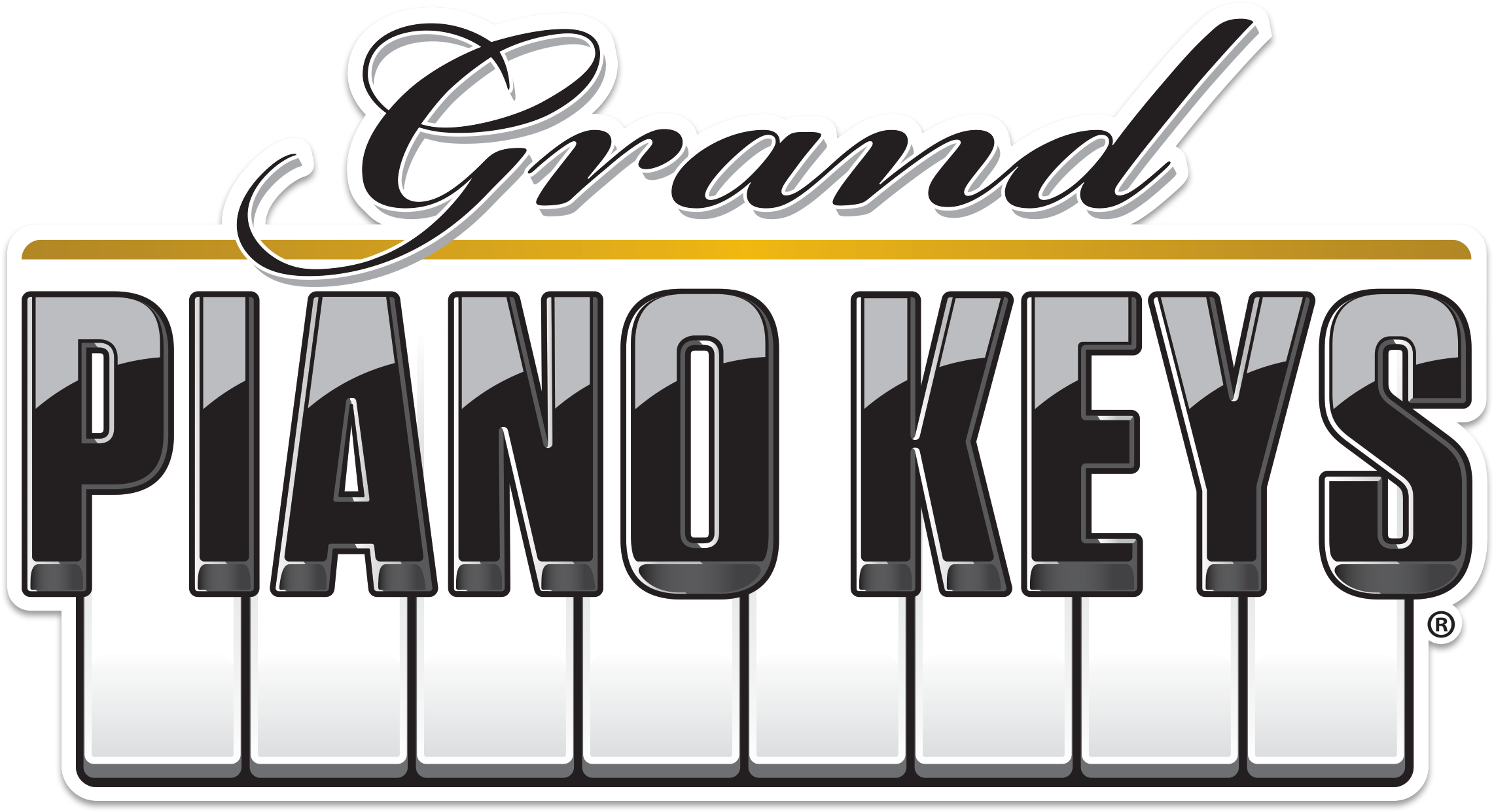 Piano Keys Game - Church Grand Opening (2400x1322), Png Download