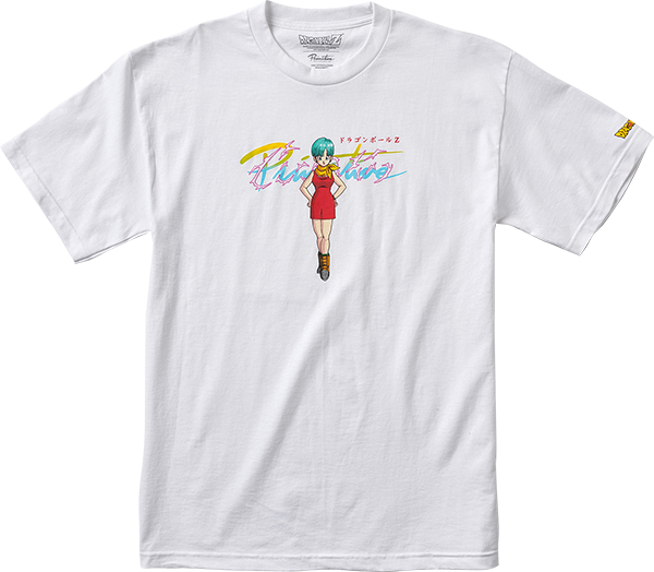 Primitive Dbz Nuevo Bulma Ss Tshirt S-white - Active Shirt (600x524), Png Download