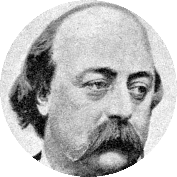 Gustaveflaubert - Monochrome (600x600), Png Download