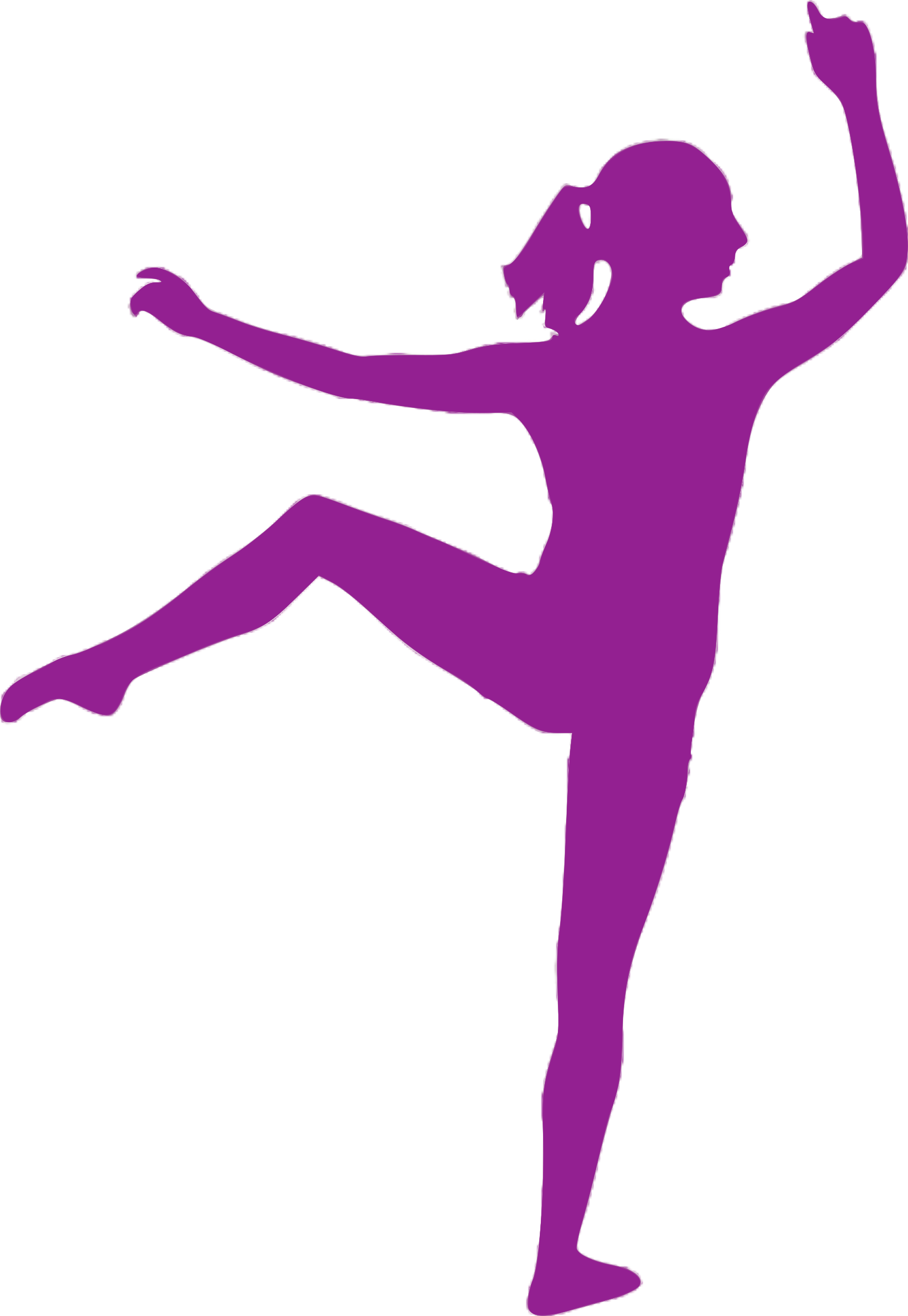 This Free Icons Png Design Of Silhouette Danse 43 (1657x2400), Png Download