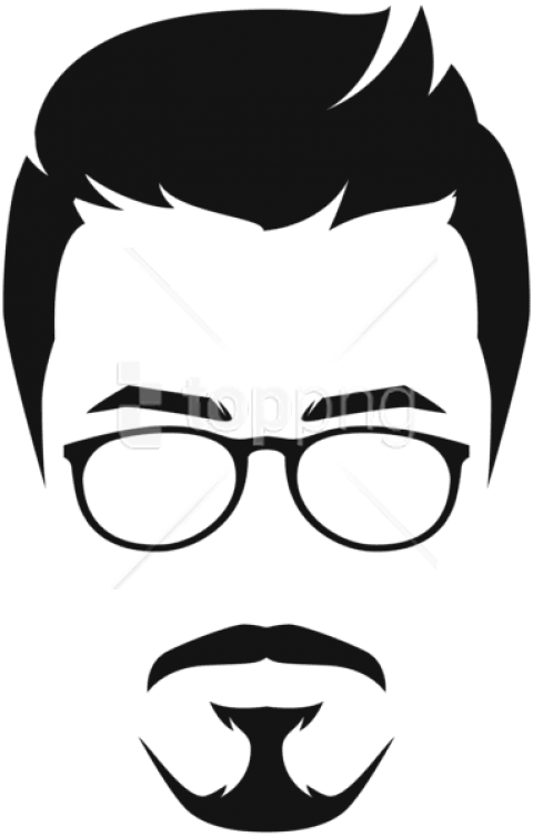 Free Png Download Hipster Face Transparent Clipart - Transparent Face Clipart Png (480x754), Png Download