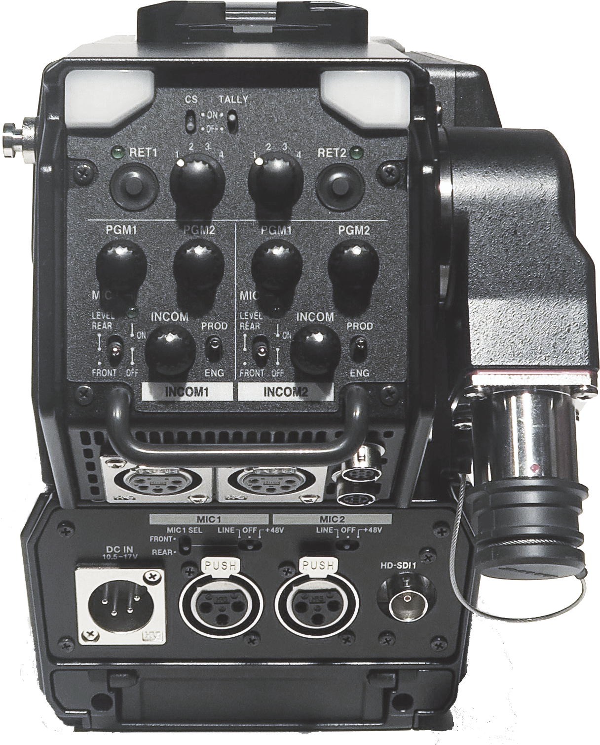 Ca Hf1300 Smpte Fiber Head Adapter With Advanced Control - Video Camera (1332x1540), Png Download