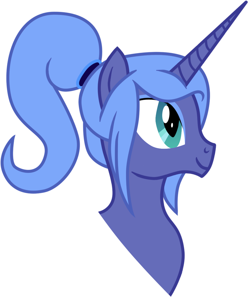 Pony Princess Luna Mammal Fictional Character Vertebrate - My Little Pony Ponytail (800x966), Png Download