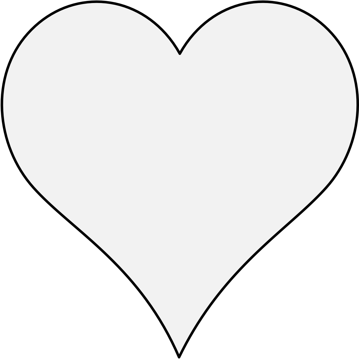 Details, Png - White Heart Clipart (1191x1191), Png Download