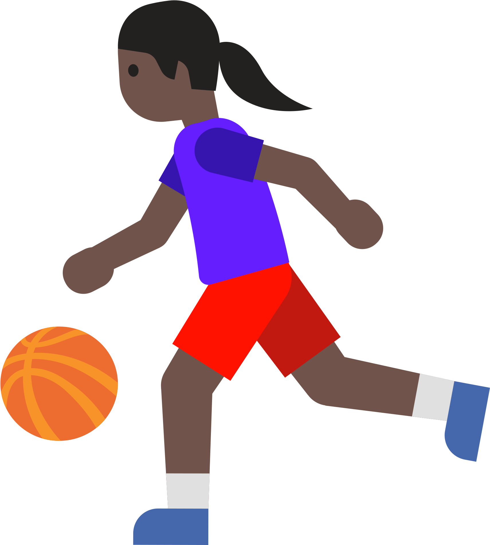Open - Soccer Player Emoji (2000x2000), Png Download
