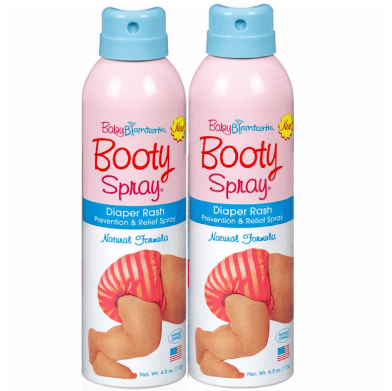 2 Pack Touch Free Blamtastic Booty Spray Diaper Rash - Diaper (940x788), Png Download