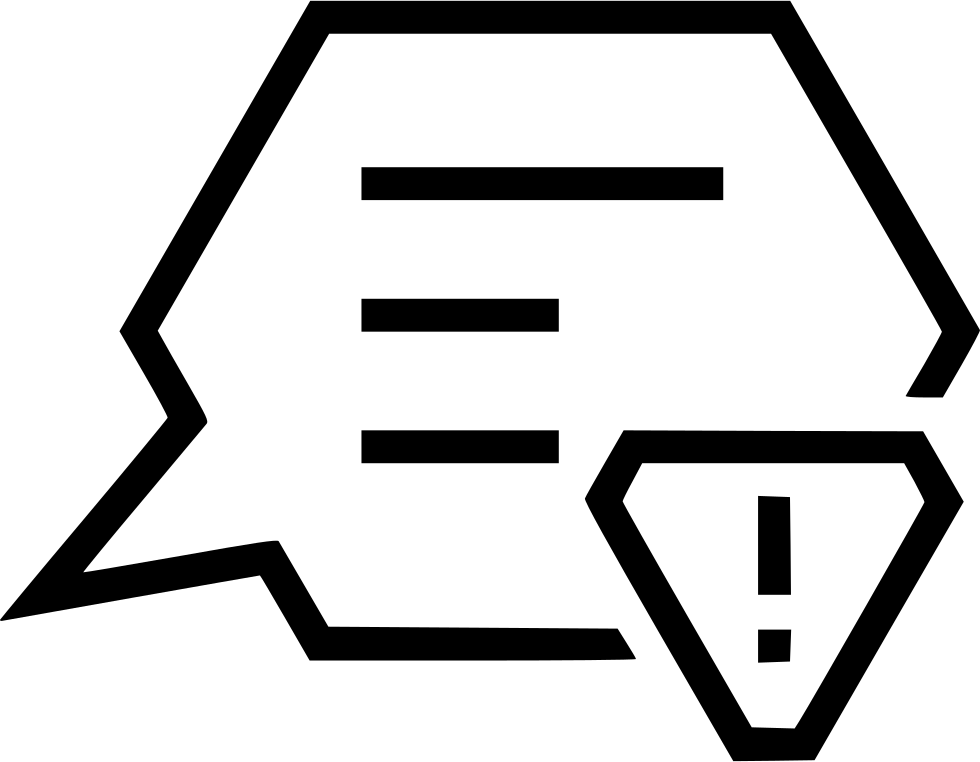 Message Alert Bubble Conversation Talk Attention Comments - Conversation (980x762), Png Download