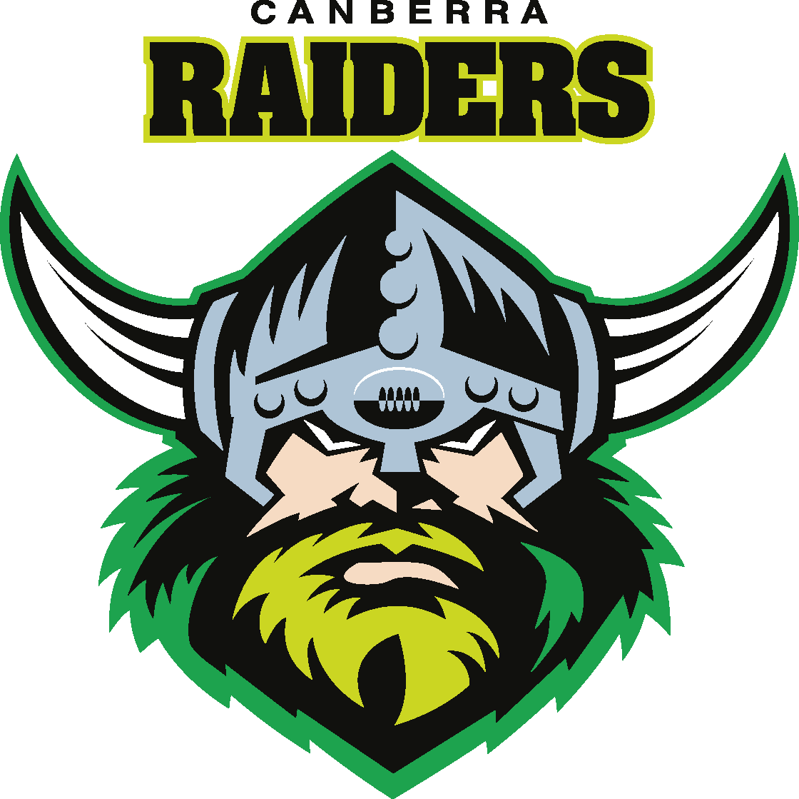 Raiders Logo Png - Nrl Broncos Vs Raiders (1120x1119), Png Download