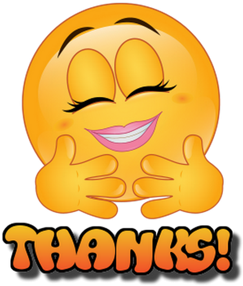 Emoji World Thanks - Smiley (618x618), Png Download