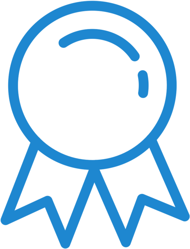 Award Icon Blue - Icon (1000x1000), Png Download
