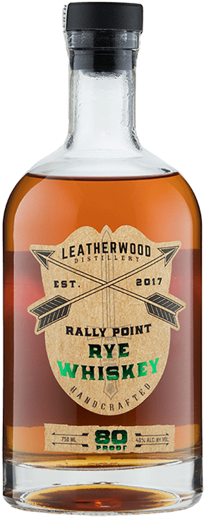 Leatherwood Distillery Rally Point Rye Whiskey 750ml - Vsop 50ml (800x800), Png Download