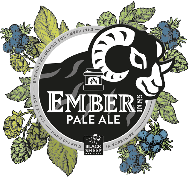 Ember Inns Pale Ale - Black Sheep Baa Baa Ale (632x597), Png Download