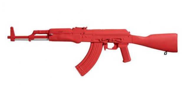 Assault Rifle Red Gun - Kraken Ak 47 Airsoft (640x480), Png Download